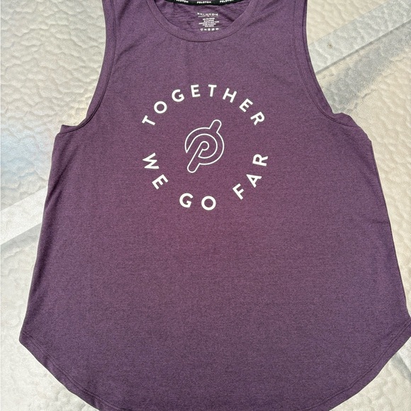 Peloton Women's Muscle Tee in Deep Purple - Picture 2 of 5